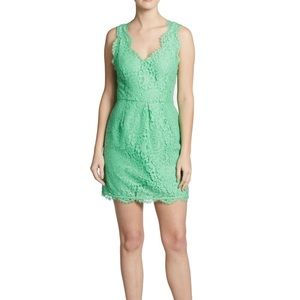 Joie Rory Green Lace Dress